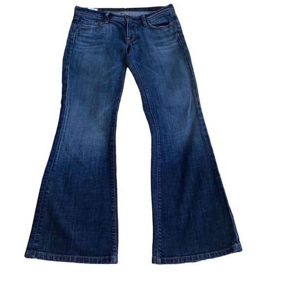 Citizens Of Humanity Denim - Citizens Of Humanity By Jerome Dahan EUC Low-Waist Flair Jeans Ingrid No002 Indi